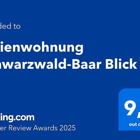 Ferienwohnung Schwarzwald-Baar Blick Donaueschingen Εξωτερικό φωτογραφία